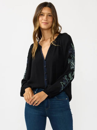 Midnight Vine Blouse