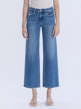 Blue Soul High Rise Straight Jeans