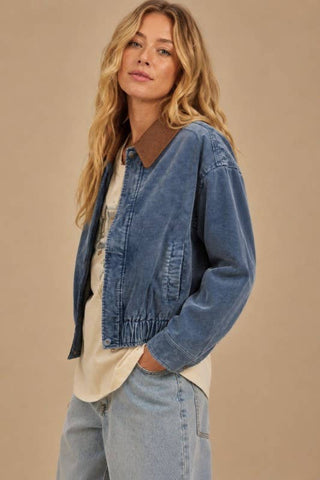Harvest Corduroy Bomber Jacket