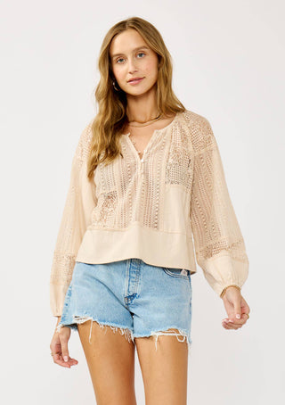 Golden Hour Lace Top