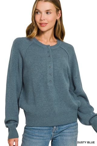 Cozy Henley Sweater