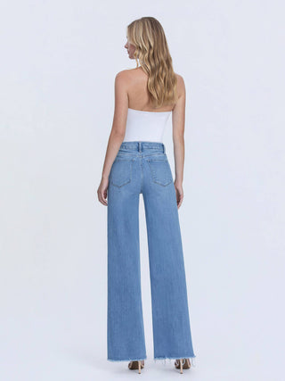 Free High Rise Wide Leg Jeans