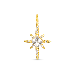 CZ Star Charm - Gold