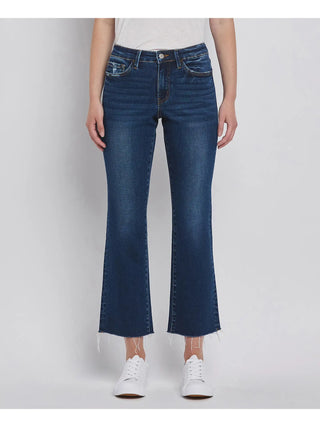 Lovely Dark Mini Bootcut Jeans