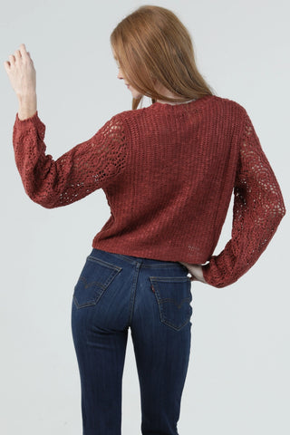 Rustic Crochet Cardigan