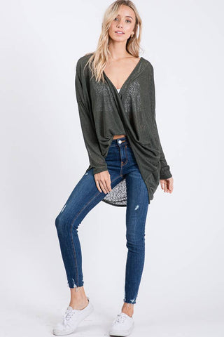 Becca Twist Front Top