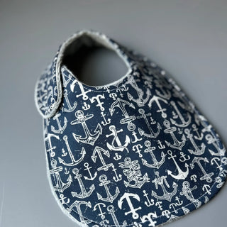 Anchors Await Baby Bib