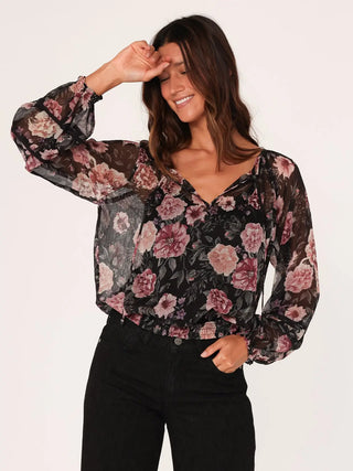 Moonlit Garden Sheer Blouse
