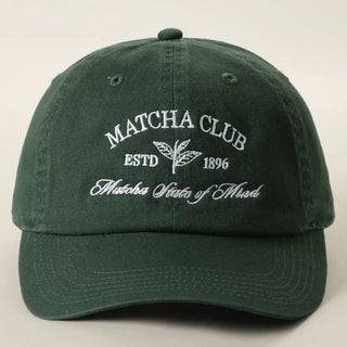 Matcha Club Baseball Cap
