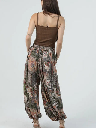 Autumn Paisley Harem Pants