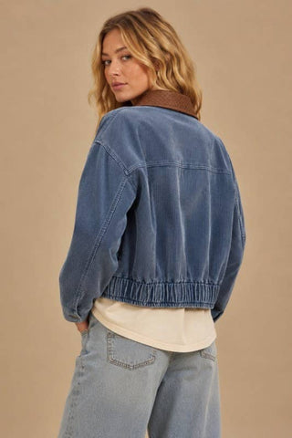 Harvest Corduroy Bomber Jacket