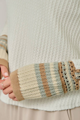 Meadow Trim Sweater Top