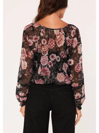 Moonlit Garden Sheer Blouse