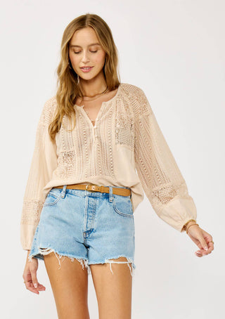 Golden Hour Lace Top