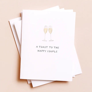 Toast Wedding Card