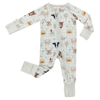 Farm Friends Bamboo Sleeper Onesie