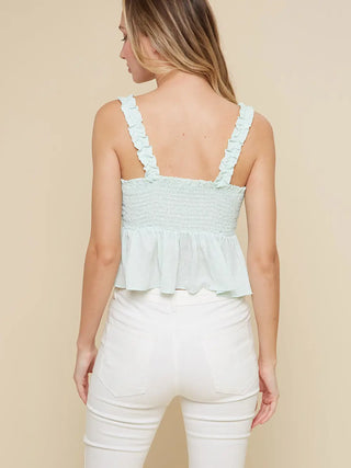 Mint Drift Top