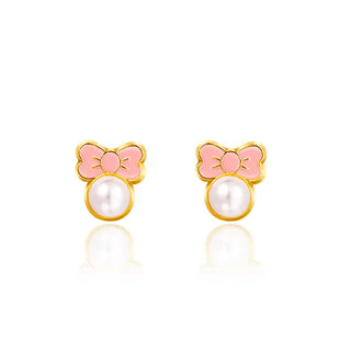 Pearly Bow Earrings