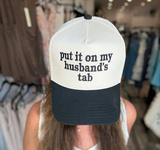 Put It On My Husbands Tab Baseball Cap