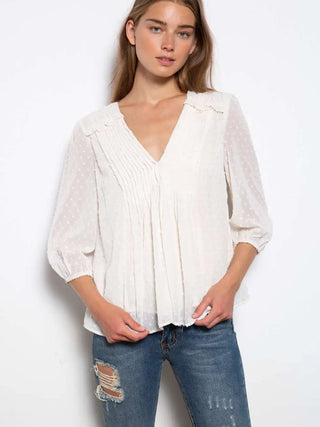 Sweet Day Swiss Dot Blouse