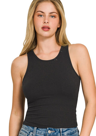 Racerback Built In Bra Tank