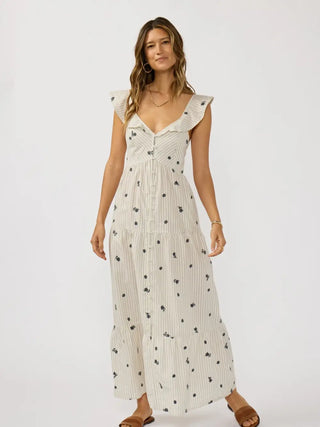 Coastal Stripe Maxi Dress