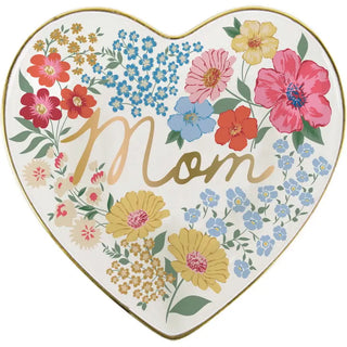 Mom Floral Trinket Dish