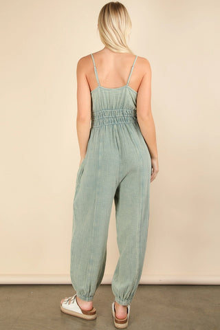 Acid Wash Jumpsuit
