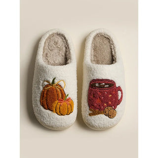 Pumpkin Spice Cozy Slippers