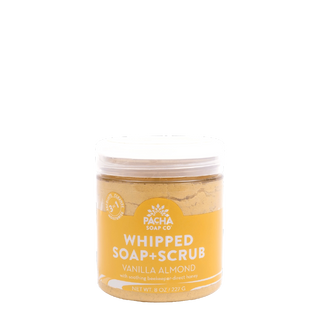 Vanilla Almond Whipped Soap and Scrub