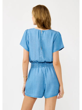 Blue Skies Chambray Romper