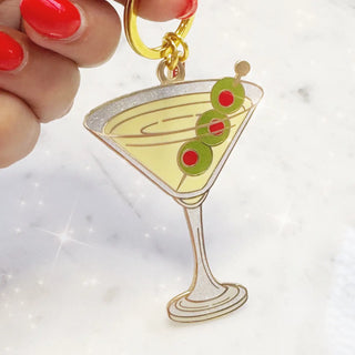 Martini Bag Charm Keychain