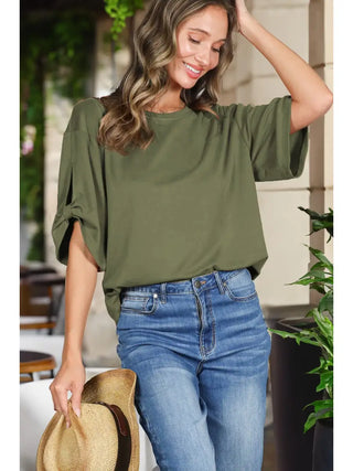 Olive Ease Everyday Tee