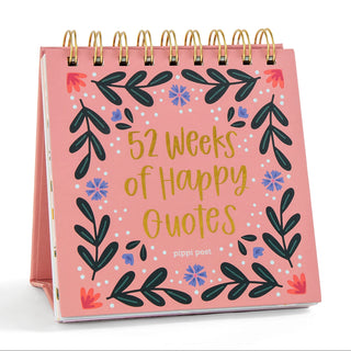 52 Weeks Happy Quotes Gift