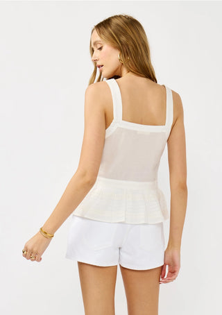 Cascade Peplum Top