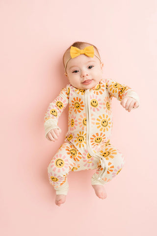 Happy Sun Baby Bamboo Sleeper Onesie