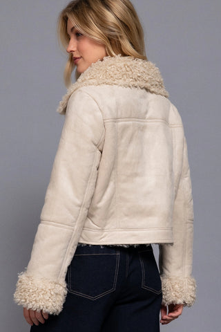 Sherpa Suede Jacket