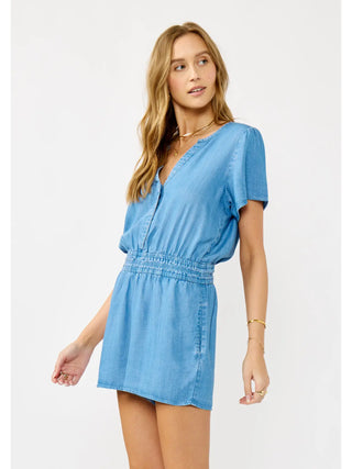 Blue Skies Chambray Romper