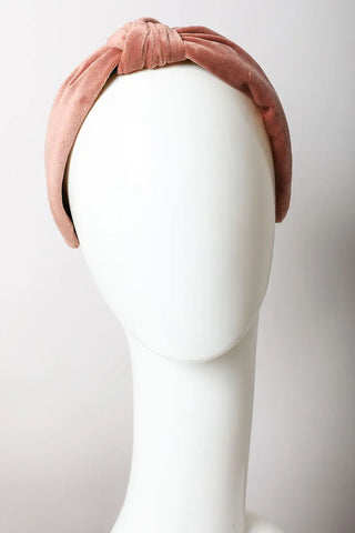 Mauve Velour Headband