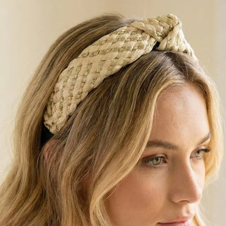 Braided Metallic Headband