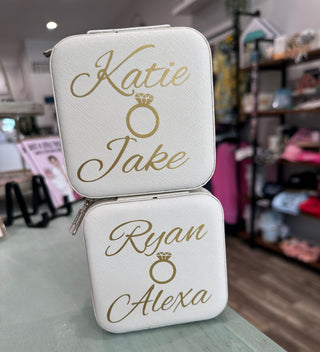 Personalized Travel Jewelry Box