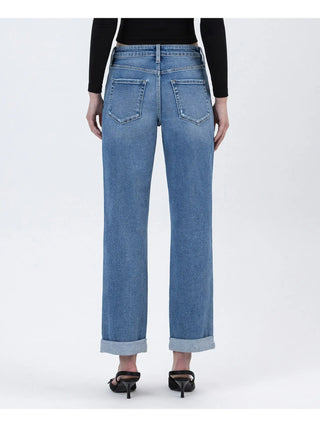 FECILITOUS High Rise Ankle Jeans
