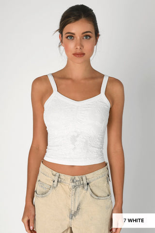 Lace Vneck Tank Top