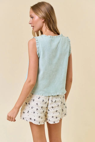 Seabreeze Jacquard Top