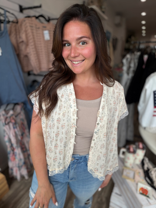 Sunday Morning Floral Top