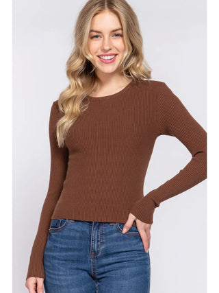 Stella Rib Fitted Sweater