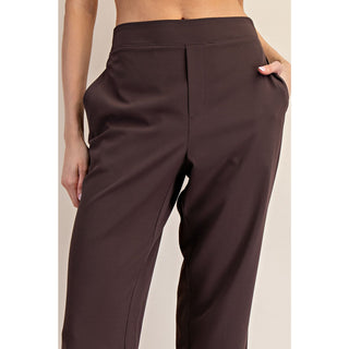 Espresso Straight Leg Trousers
