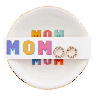 Mom Dish/Earring Set