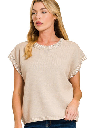 Simple Stitch Knit Top