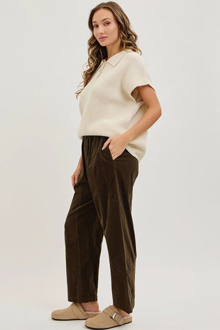 Dark Olive Corduroy Pant